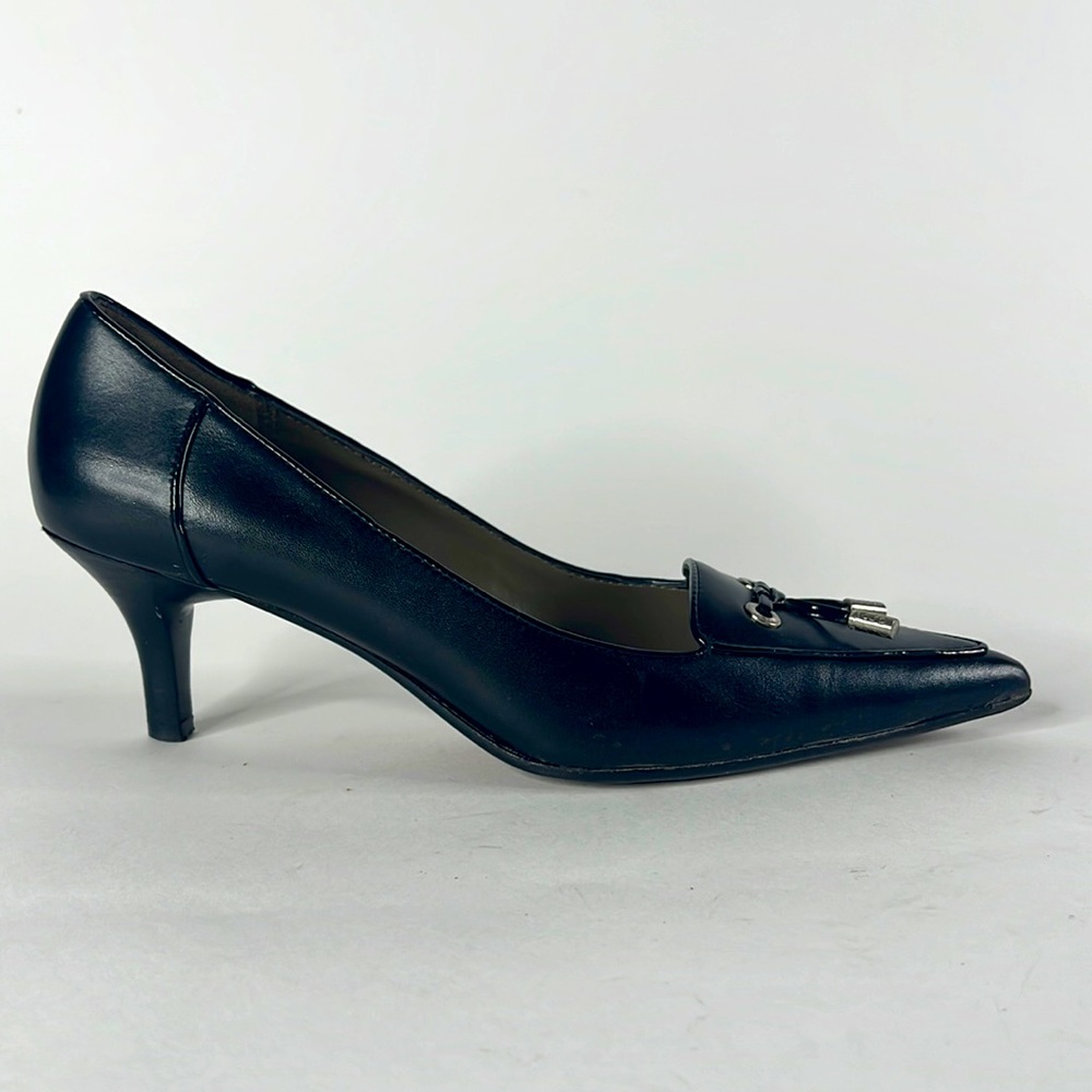 JOAN & DAVID CIRCA LEATHER PUMPS